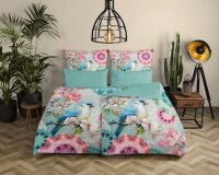 hip Mako Satin Bettwäsche 200 X 200 cm + 2- 80 X 80...