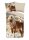 Pure Microfaser Bettwäsche 135 X 200 cm + 1- 80 X 80 cm Fabi horse natur