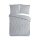 Pure Microfaser Bettwäsche 135 X 200 cm + 1- 80 X 80 cm Elegance luxury stitching pleats grau