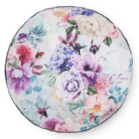 Descanso Polyvelvet Dekokissen 55 cm round Anamin flowers...