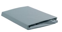 Ambiante Spannbettlaken  Baumwoll Uni HL Blue 200x210/220...