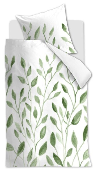 Ambiante Bettwäsche Dian Green 155x220 grün