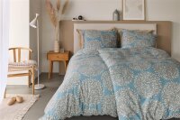 Beddinghouse Bettwäsche Elaine Blue Grey 135x200 Grau