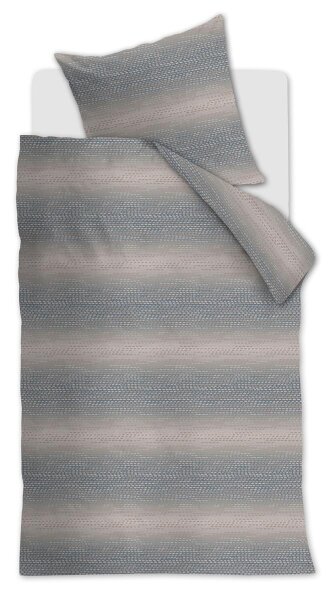 Beddinghouse Bettwäsche Vik Blue Grey 135x200 Grau