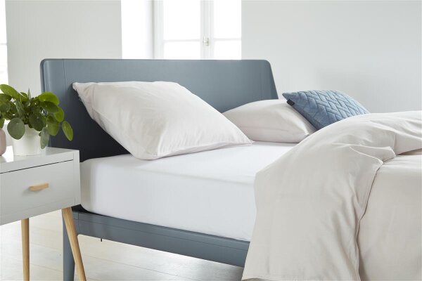 Beddinghouse Spannbettlaken  Jersey TD White 200x200/220 weiß