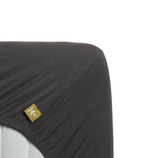 Beddinghouse Spannbettlaken  Jersey STR HL Anthracite 120x200/220 grau