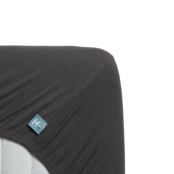Beddinghouse Spannbettlaken  Jersey STR HL Anthracite 200x200/220 grau