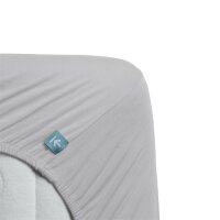 Beddinghouse Spannbettlaken  Jersey STR HL Light Grey...