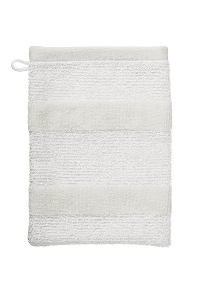 Beddinghouse Heimtextilie Waschlappen Sheer Stripe Sand Set a 3 Stk 16x22 natur