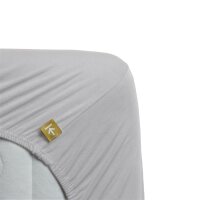 Beddinghouse Spannbettlaken  Jersey STR TD Light Grey...