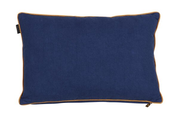 KAAT Amsterdam Kissen ko Lively Blue 60 cm x 40 cm blau