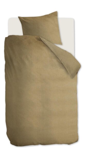 Beddinghouse Biber Bettwäsche Frost Gold 135 cm x 200 cm goldfarben