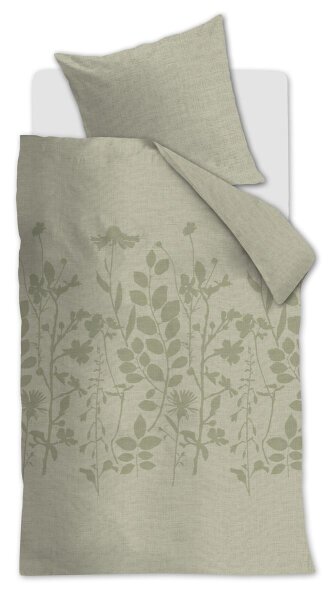 Beddinghouse Bettwäsche Plant Light Green 135x200 grün