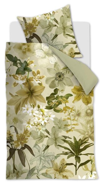 Beddinghouse Bettwäsche Kiley Green 135x200 grün
