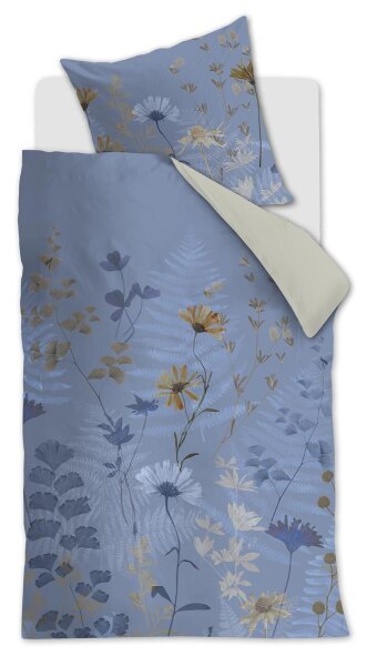 Beddinghouse Bettwäsche Nala Blue 155x220 blau