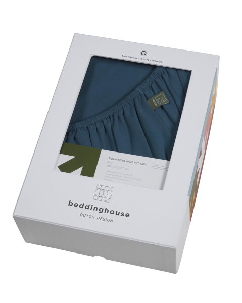 Beddinghouse Spannbettlaken  DD Organic LY TD Blac 200x200/220 schwarz