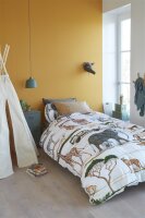 Beddinghouse x Hanneke de Jager Bettwäsche KIDS Jeep Safari al 100x135 natur