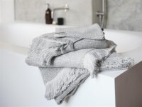 vtwonen Gästetuch Groove Anthracite 30x50 Set a 3 Stk grau