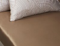 Beddinghouse Spannbettlaken Dodo Pavone Dark Sand 90x200...