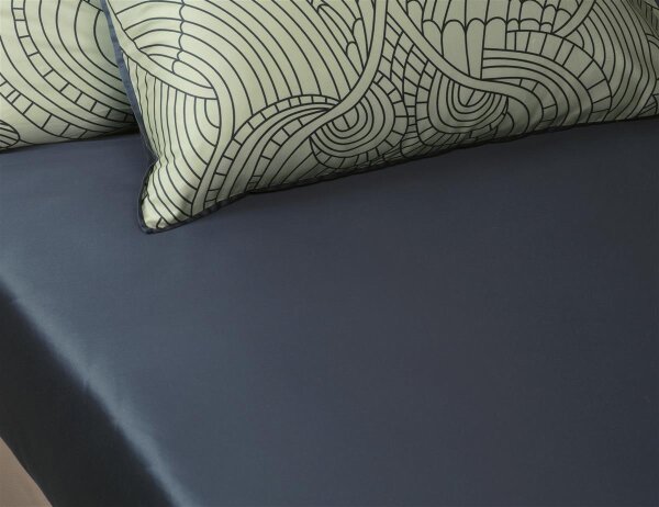 Beddinghouse Spannbettlaken Dodo Pavone Blue 90x200 blau