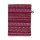 PiP Studio Heimtextilie Waschlappen Geometric Print Dark Pink Set a 3 Stk 16x22 rosa