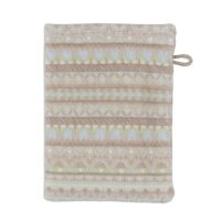 PiP Studio Heimtextilie Waschlappen Geometric Print Sand...