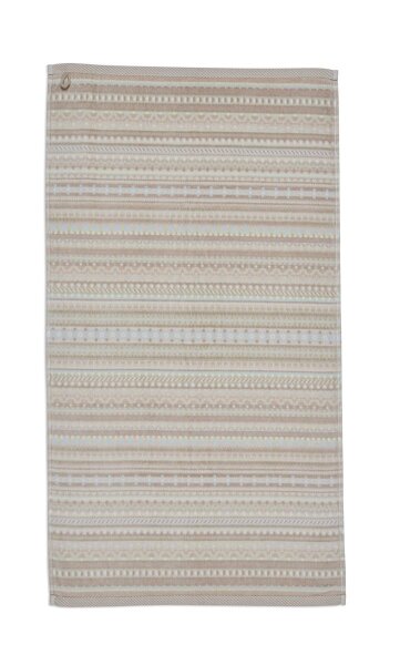 PiP Studio Handtuch Geometric Print Sand Set a 3 Stk 55x100 natur