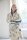 PiP Studio Heimtextilie Ba mantel Secret Gar n Bathrobe WhiteBlue XS blau