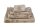 PiP Studio Handtuch Secret Gar n Khaki Set a 3 Stk 55x100 natur
