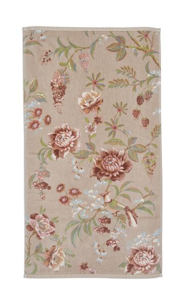 PiP Studio Handtuch Secret Gar n Khaki Set a 3 Stk 55x100 natur
