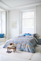 PiP Studio Kissenbezug Jabali Flower Blue 80x80 blau