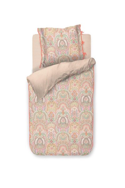 PiP Studio Bettwäsche Jabali Flower Coral 155x220 orange