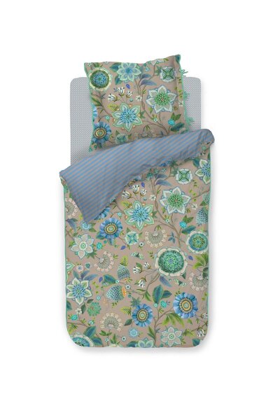 PiP Studio Bettwäsche Viva La Vida Blue 155x220 blau