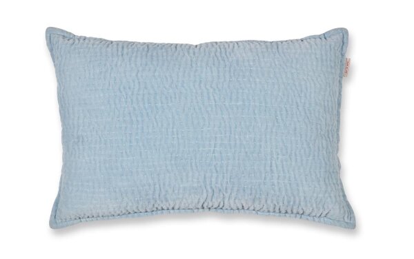 PiP Studio Kissen ko Velvet Sky Light Blue 40x60 blau