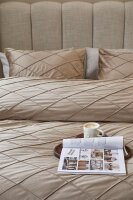 Rivièra Maison Bettwäsche Diamond Sand 155x220 natur