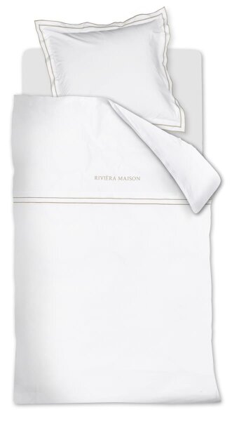 Rivièra Maison Bettwäsche Salute Sand 155x220 natur