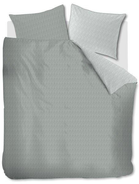 Rivièra Maison Bettwäsche Twisted Grey Green 200x200 grau