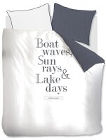 Rivièra Maison Bettwäsche Lake Days Navy 200x200 blau