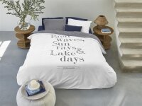 Rivièra Maison Bettwäsche Lake Days Navy 200x200 blau