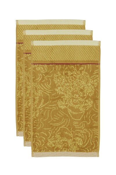 Beddinghouse x Van Gogh Museum Heimtextilie Gästetuch Tournesol Towel Yellow Set a 3 Stk 30x50 gelb