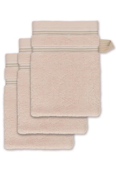 Beddinghouse x Van Gogh Museum Heimtextilie Waschlappen Fleurir Towel Off-white Set a 3 Stk 16x22 weiß