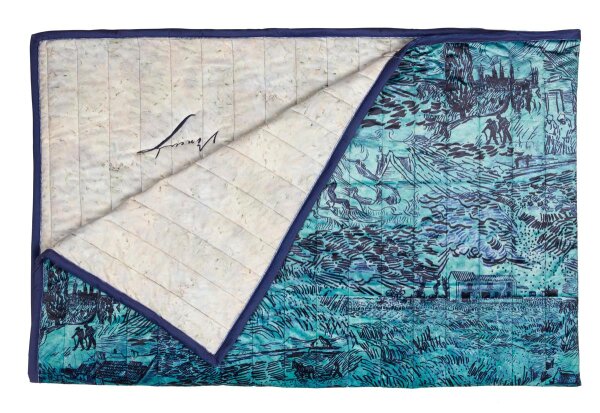 Beddinghouse x Van Gogh Museum Tagesdecke Champ Bl Bedspr Blue 180x260 blau