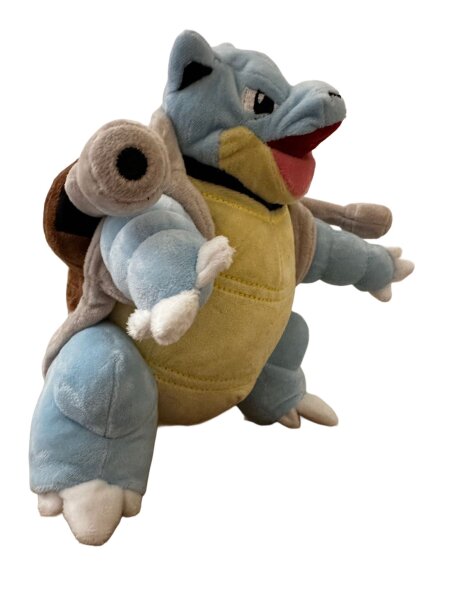 Pokemon Turtok 25 cm Kuscheltier Pl&uuml;schtier Stofftier Weitentwicklung Schiggy Anime Kawaii Plush Stofftier Cute Plushie Halloween Weihnachten Geschenke f&uuml;r Kinder