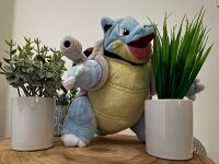 Pokemon Turtok 25 cm Kuscheltier Pl&uuml;schtier Stofftier Weitentwicklung Schiggy Anime Kawaii Plush Stofftier Cute Plushie Halloween Weihnachten Geschenke f&uuml;r Kinder