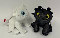Kuscheltier Dragons Ohnezahn 24 cm Drachenzähmen leicht gemacht Plüschtier Stofftier Anime Plush Stofftier Cute Plushie Halloween Weihnachten Geschenke für Kinder