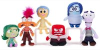 Alles steht kopf 2 Figuren Plüsch Kuscheltier Spielzeug Spiel Plüschtier Freude