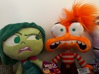 Alles steht kopf 2 Figuren Plüsch Kuscheltier Spielzeug Spiel Plüschtier Ekel