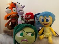Alles steht kopf 2 Figuren Plüsch Kuscheltier Spielzeug Spiel Plüschtier Wut