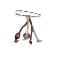 Knit Factory Brosche Tobacco