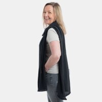 Knit Factory Iris Schal Anthrazit